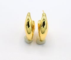 Gucci Marina Chain Link 18 Karat Yellow Gold Earrings