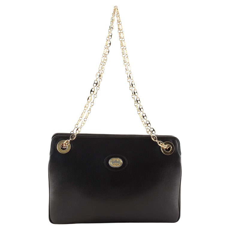 Gucci Marina Chain Shoulder Bag Leather For Sale at 1stDibs