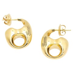 GUCCI "Marina" Earrings in Yellow Gold