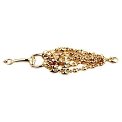 Vintage Gucci Marina Link 18K Yellow Gold Bracelet