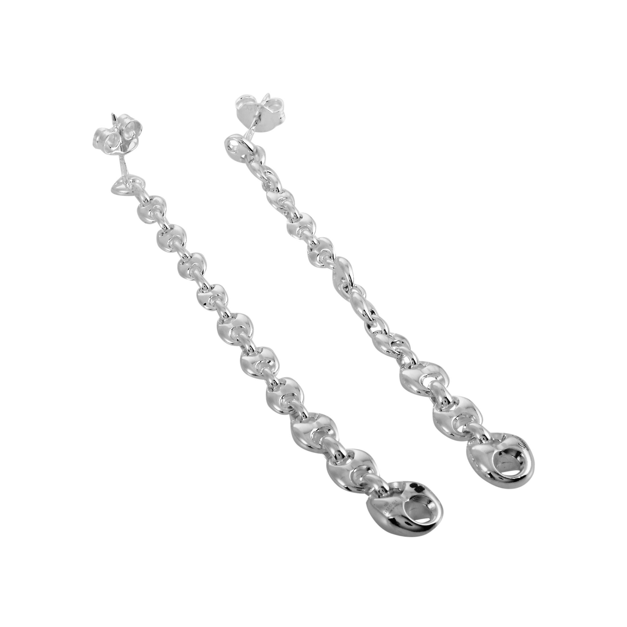 gucci marina chain earrings
