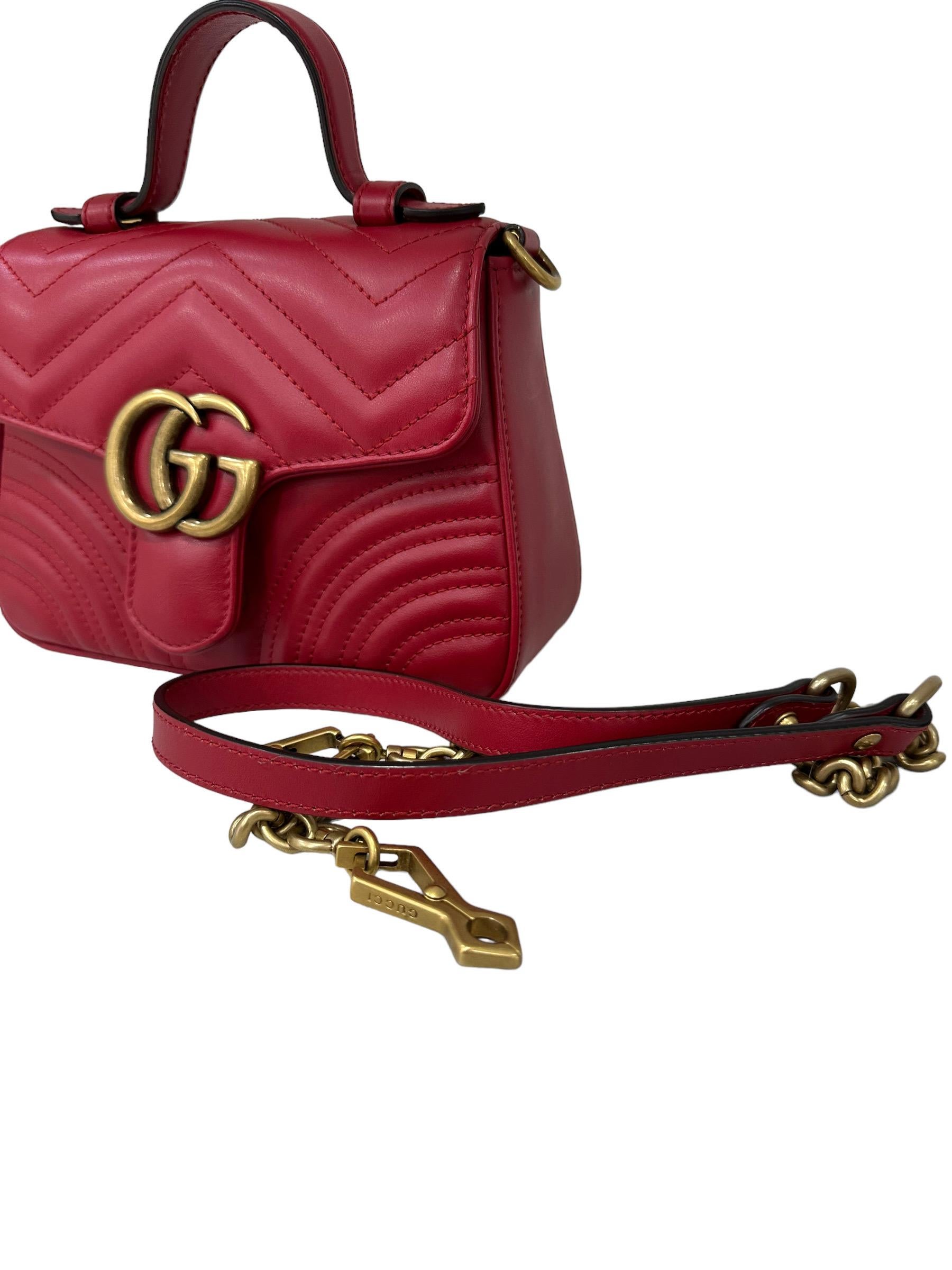 Gucci Marmont 20 Handle Rossa 10