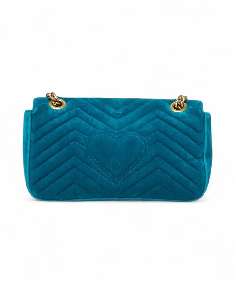 Gucci Marmont 26 Matelassé Velours Tuchese 3