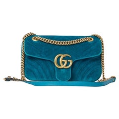 Gucci Marmont 26 Matelassé Velvet Tuchese