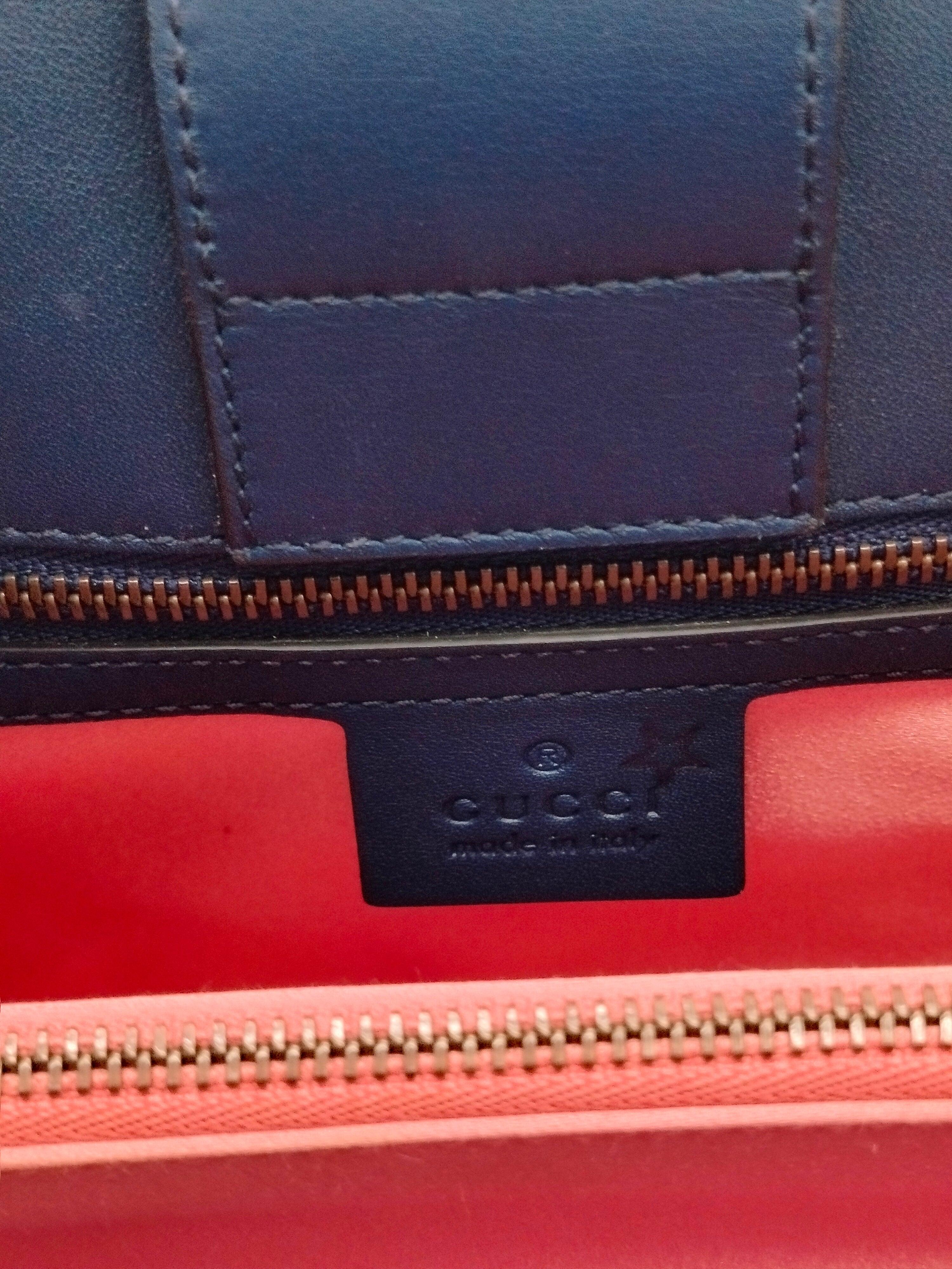 Gucci Marmont Denim Pearl Tote Bag - '10s For Sale 3