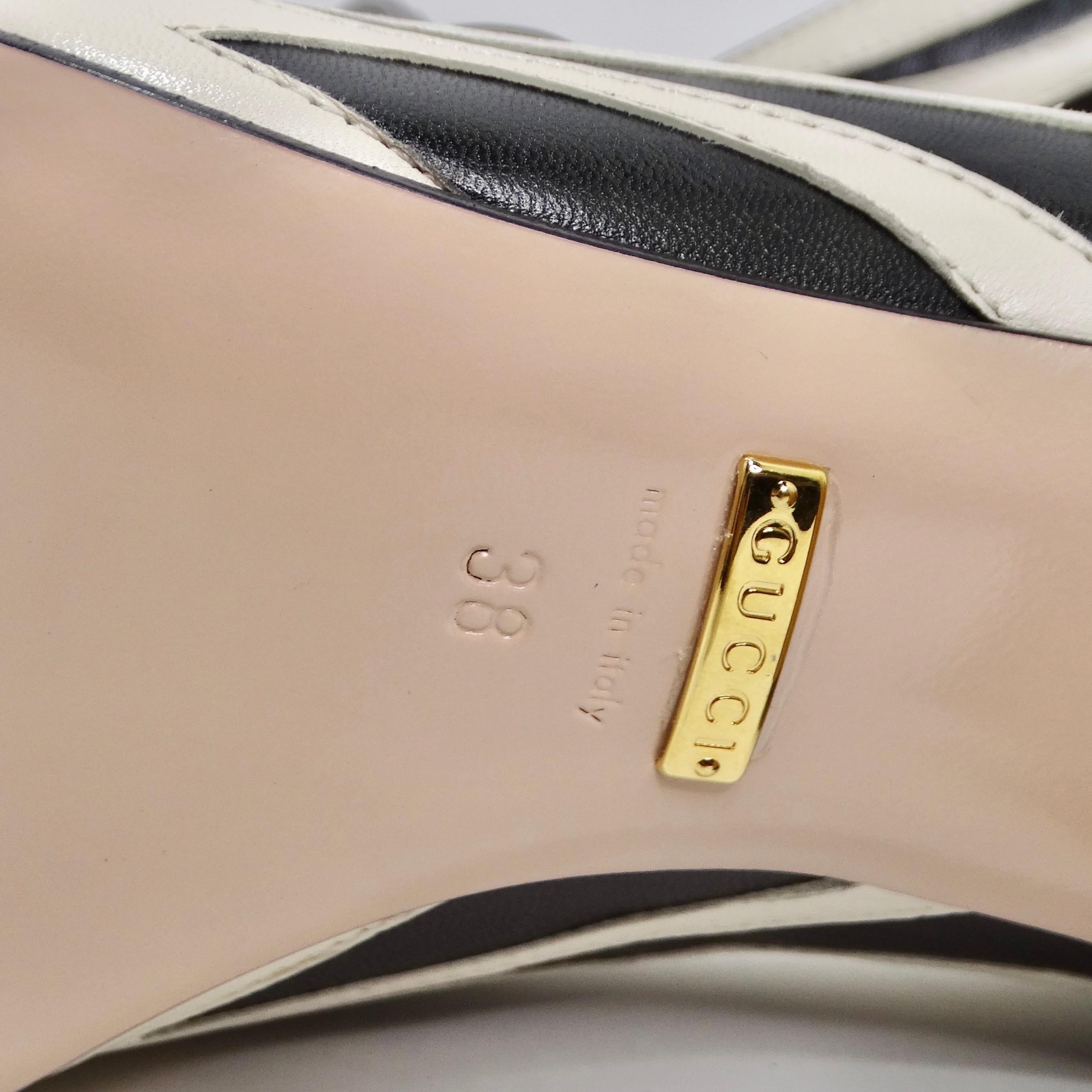 Gucci Marmont Loafer 55 mm à franges en cuir en vente 9