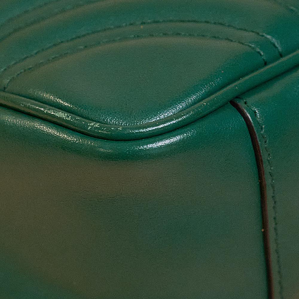 GUCCI, Marmont in green leather 6