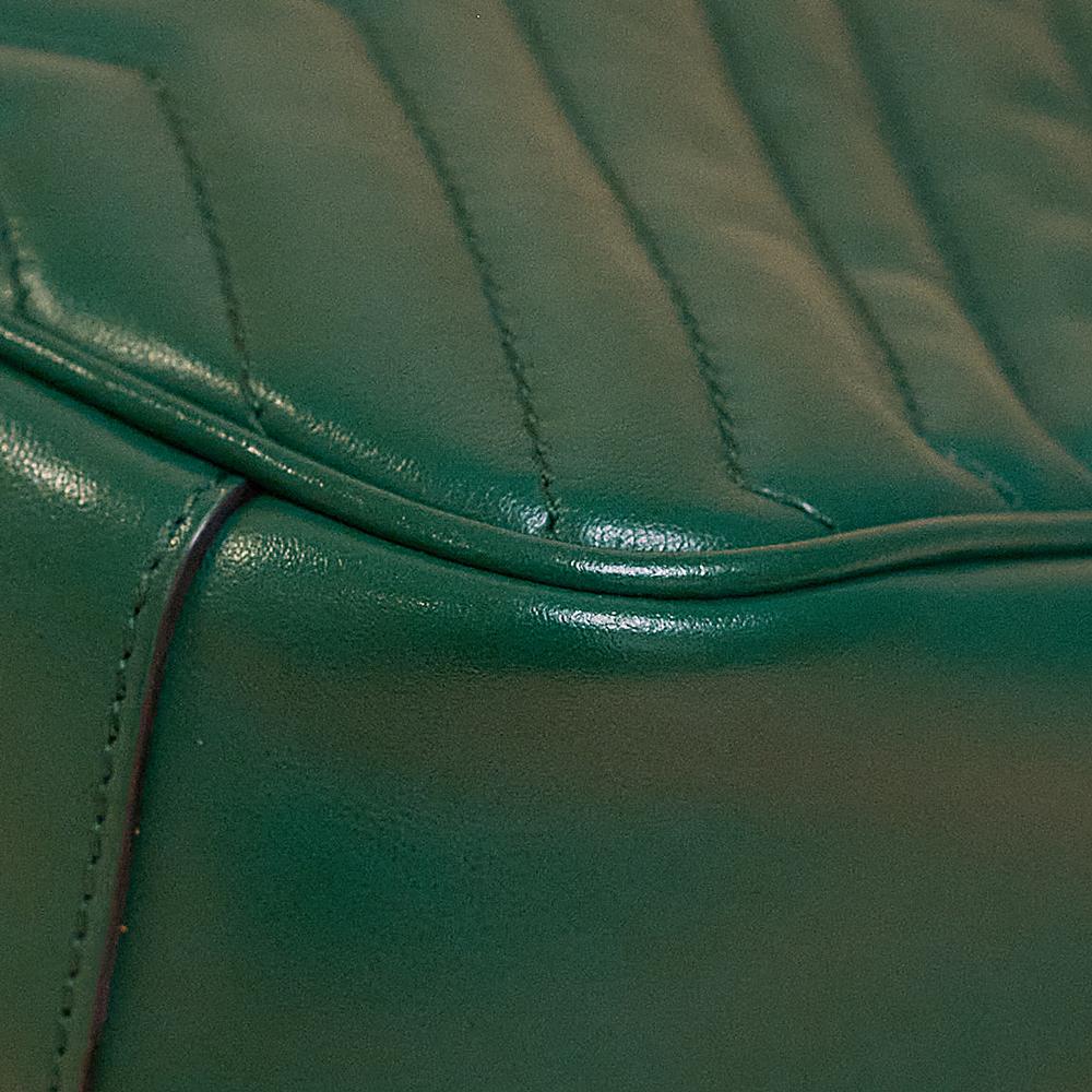 GUCCI, Marmont in green leather 9