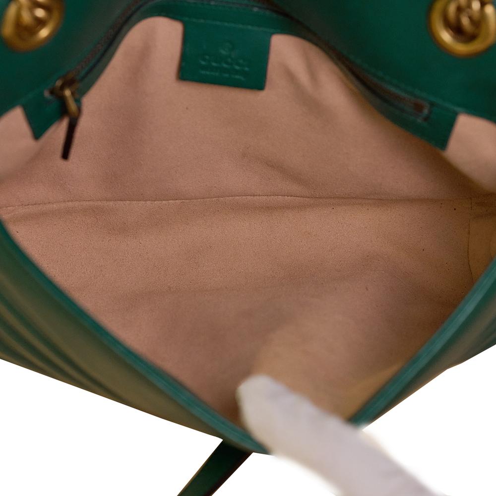 Women's GUCCI, Marmont in green leather