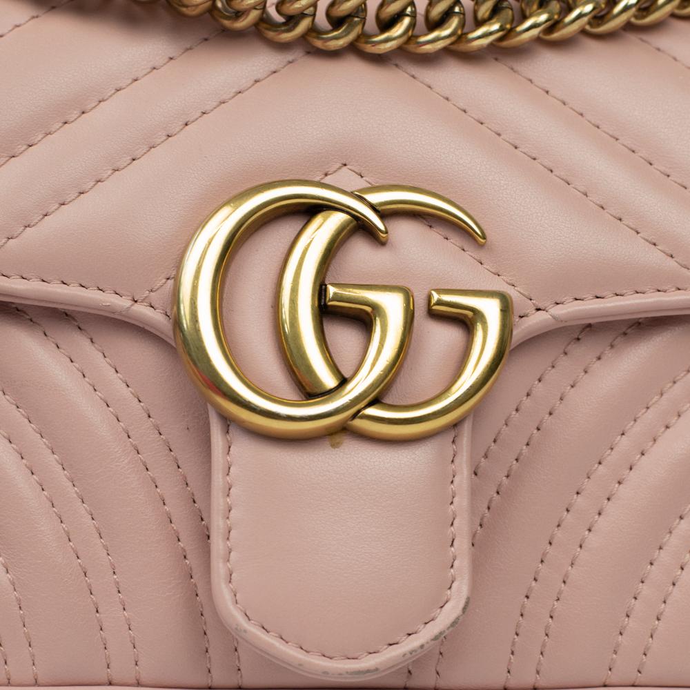 GUCCI, Marmont in pink leather 3