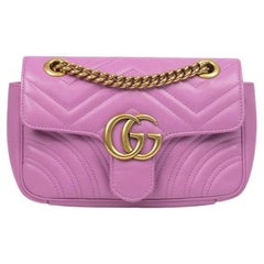 GUCCI, Marmont in pink leather