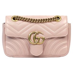 GUCCI, Marmont in pink leather