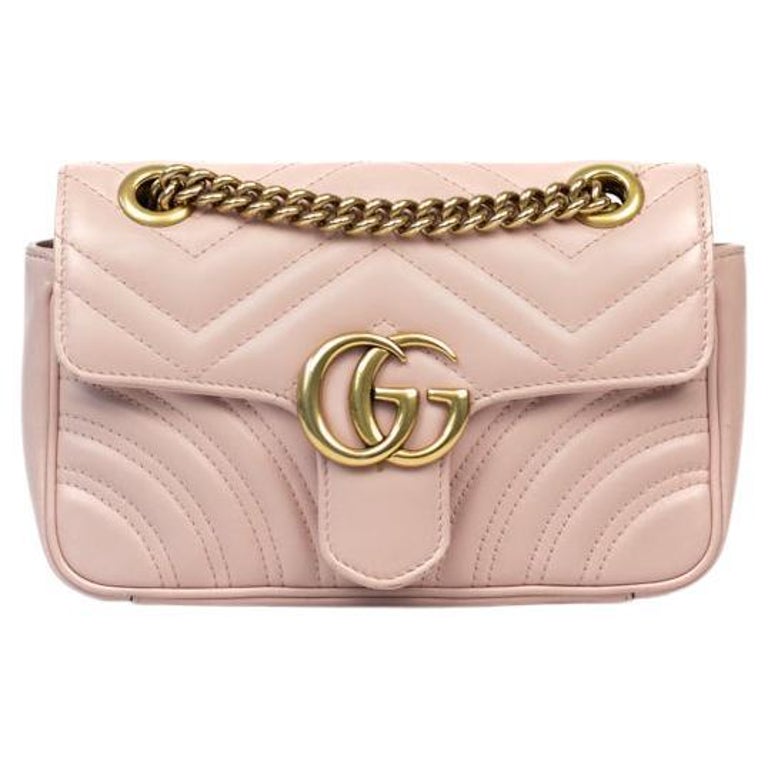 GUCCI, Marmont in pink leather at 1stDibs