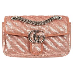GUCCI, Marmont aus rosa Pailletten
