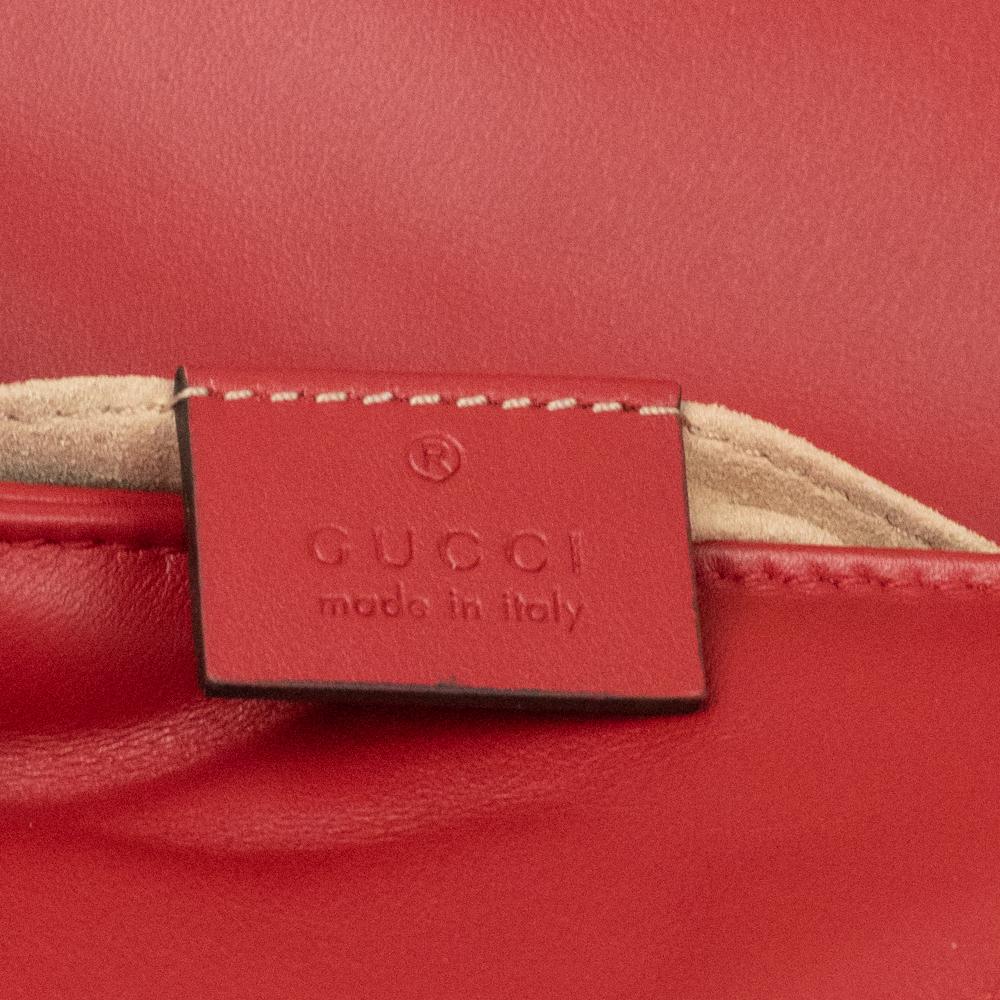 Women's Gucci Marmont in red leather