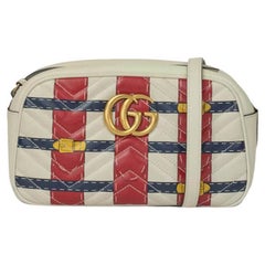 GUCCI, Marmont in white leather