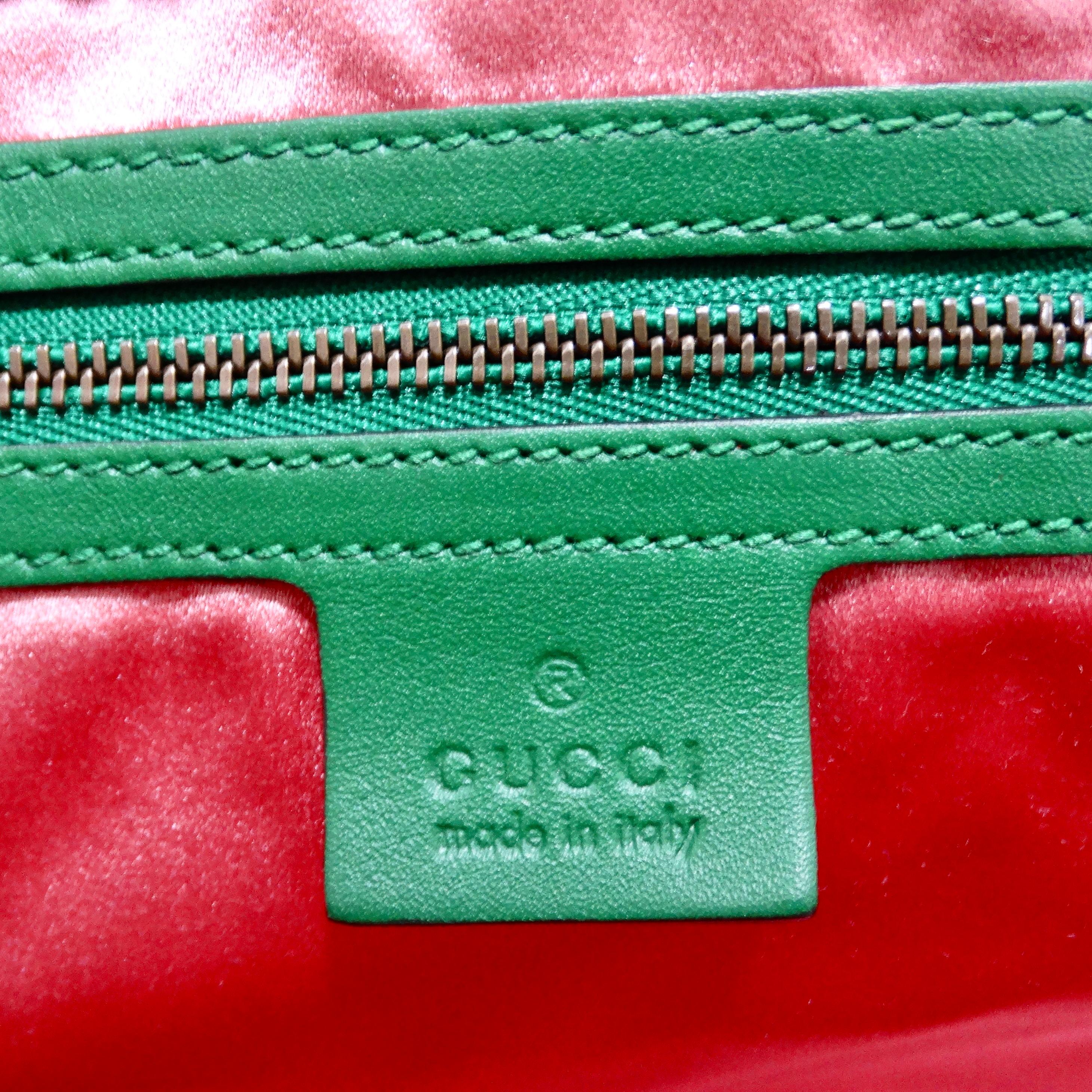 Gucci Marmont Jacquard Matelasse Floral Maxi Top Handle Shoulder Bag  For Sale 9