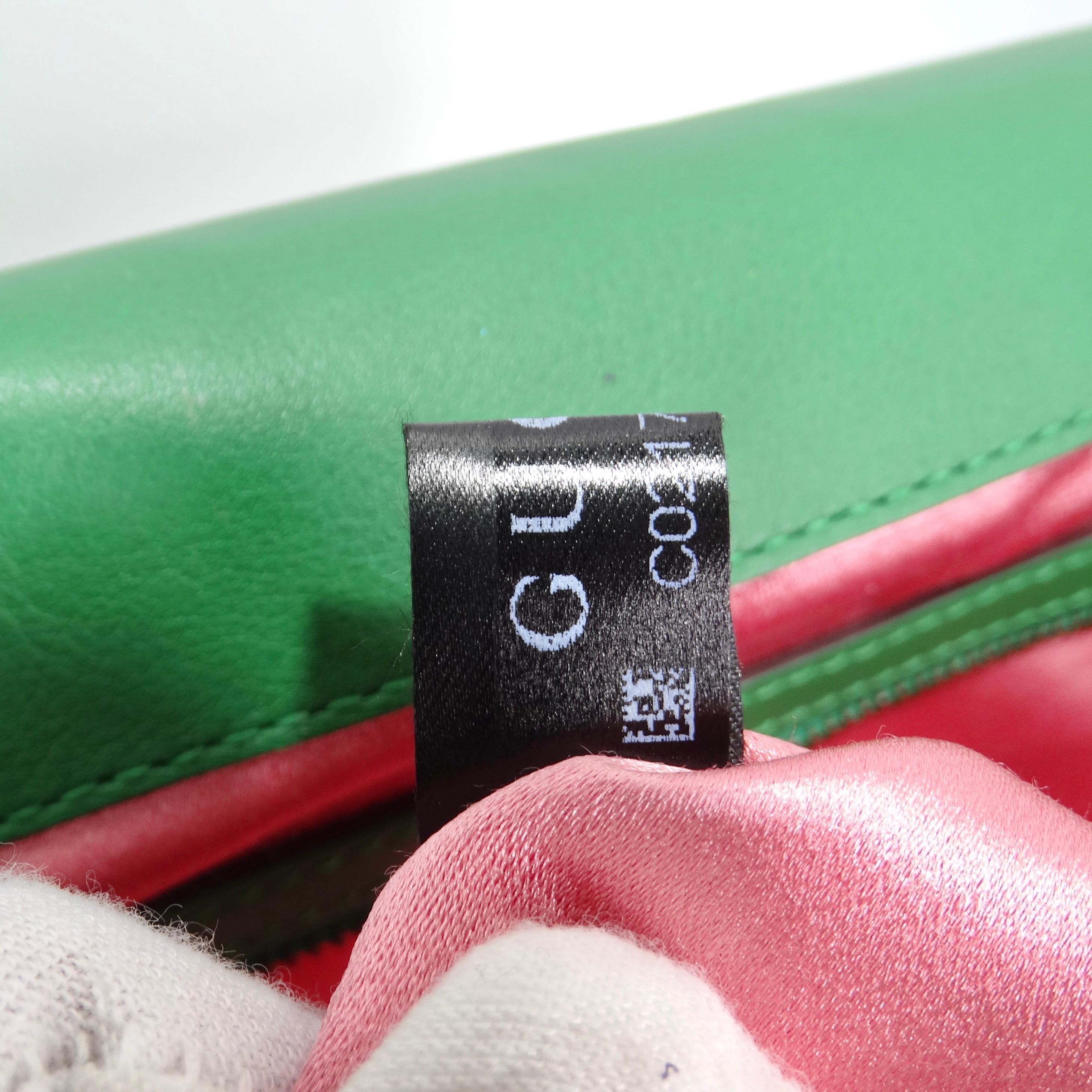 Gucci Marmont Jacquard Matelasse Floral Maxi Top Handle Shoulder Bag  For Sale 10