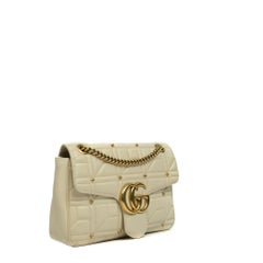 GUCCI, Marmont Large in beige leather