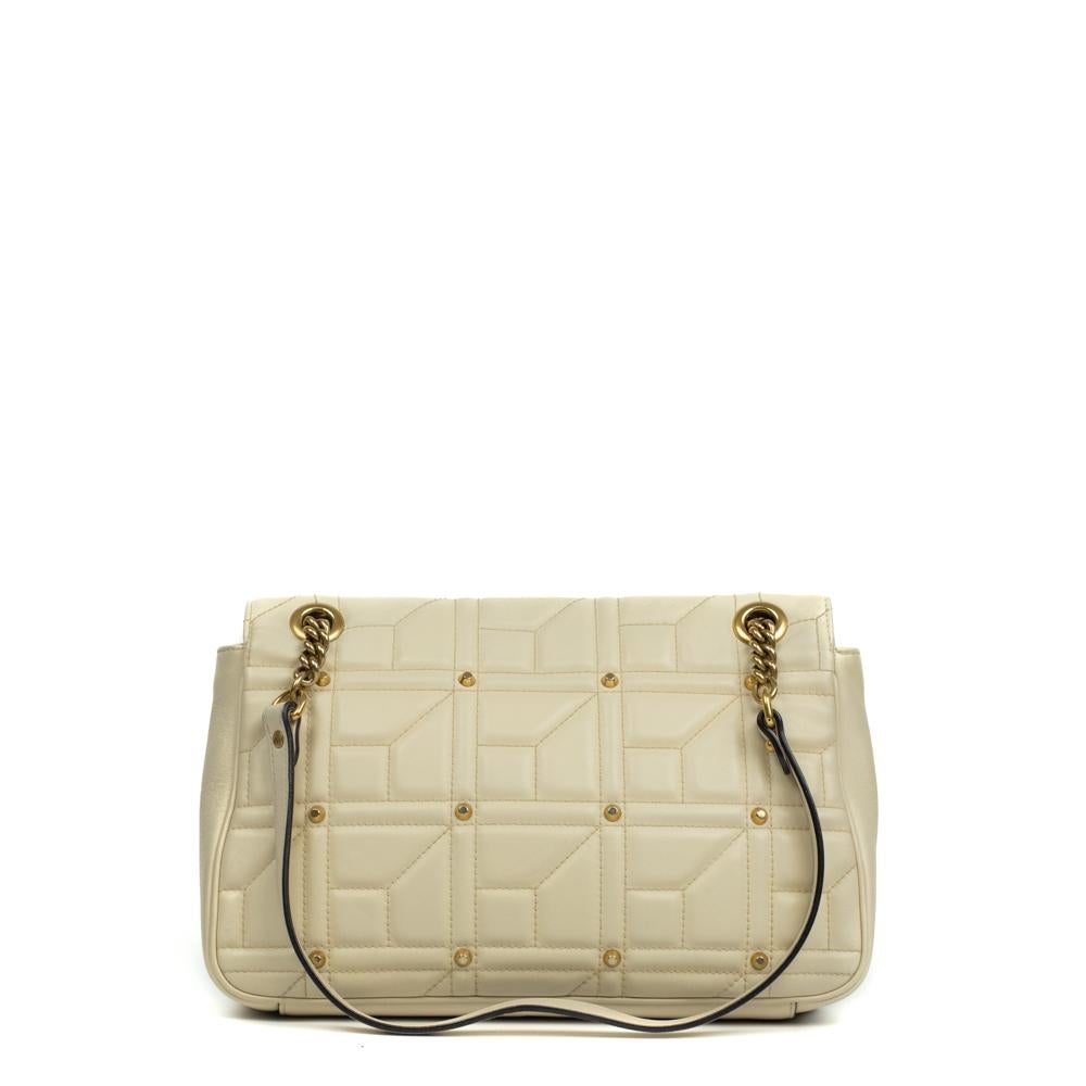 Beige GUCCI, Marmont Large in beige leather For Sale