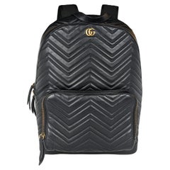 Used Gucci Marmont Leather Medium Backpack