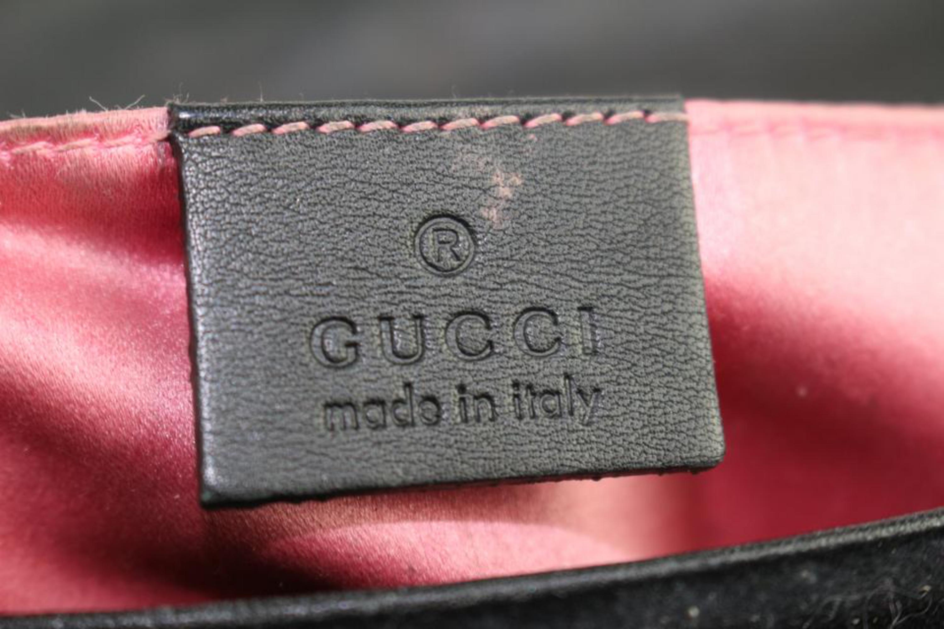 Gucci Marmont Matelasse Mini Gg 6ge0104 Black Velvet Cross Body Bag For Sale 1