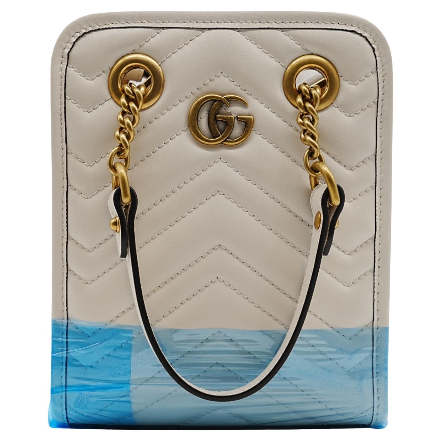 Gucci Marmont Matelassè Quilted Mini Bag - '10s For Sale