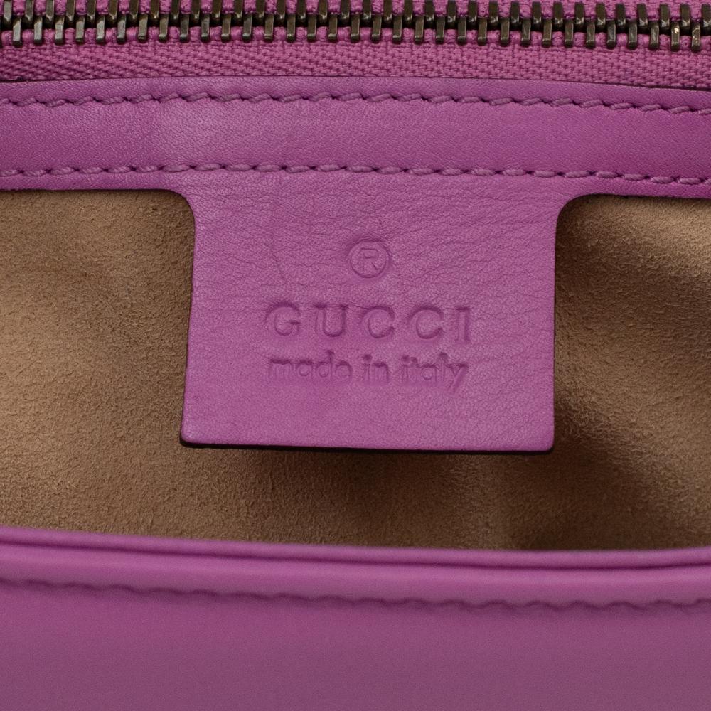 Pink GUCCI, Marmont Medium in pink leather For Sale