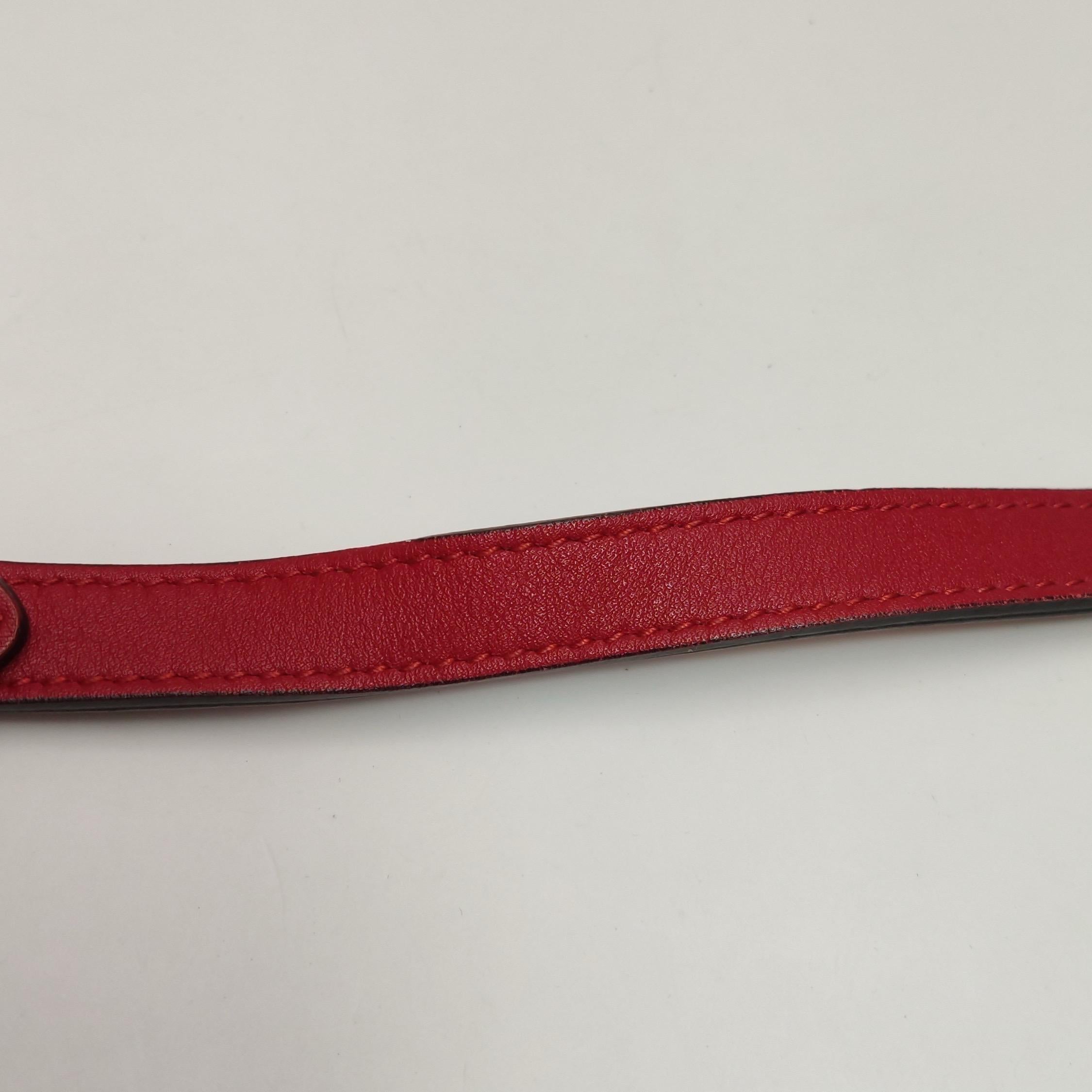 Gucci Marmont Mini Flap Turquoise Red Velvet Handbag For Sale 12