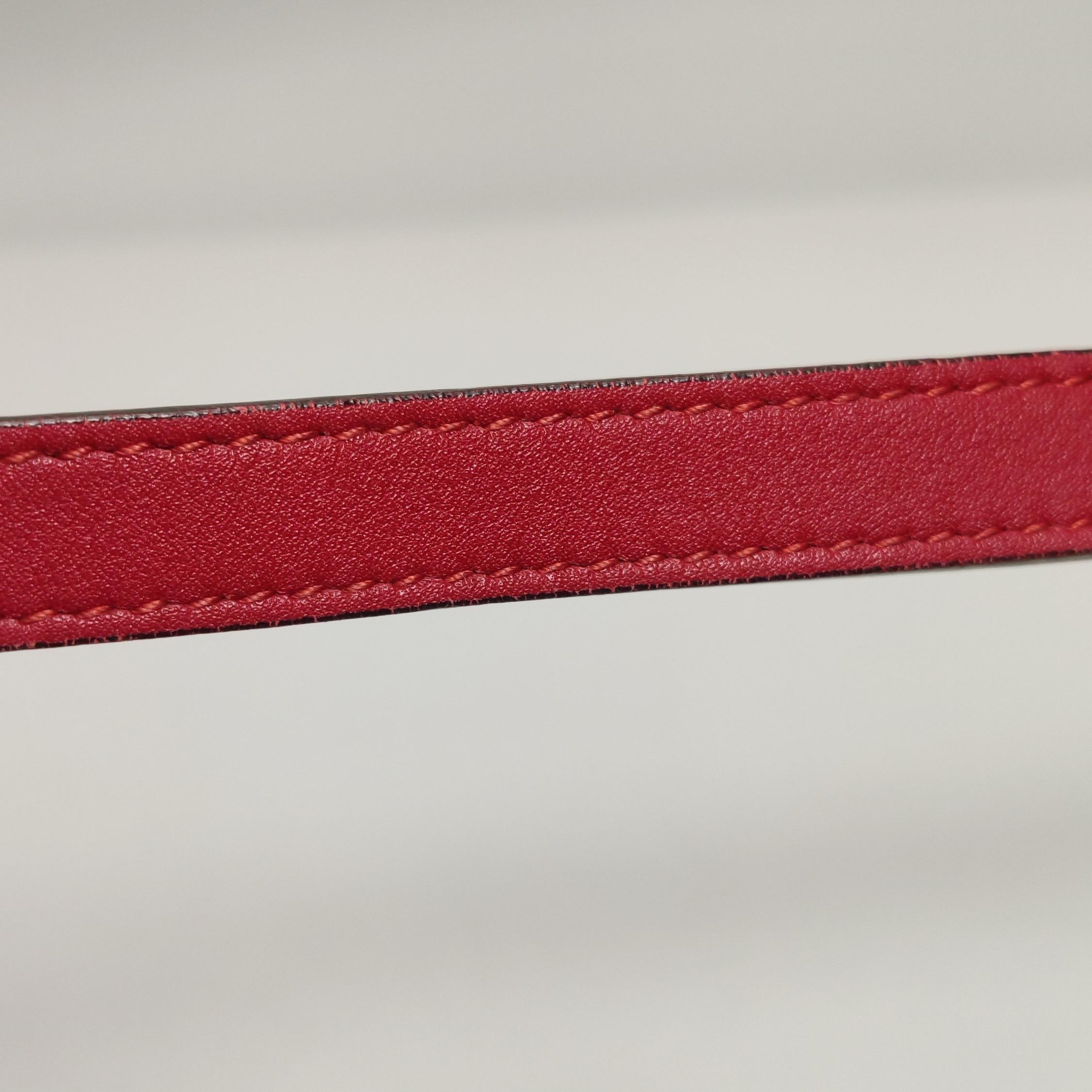 Gucci Marmont Mini Flap Turquoise Red Velvet Handbag For Sale 5
