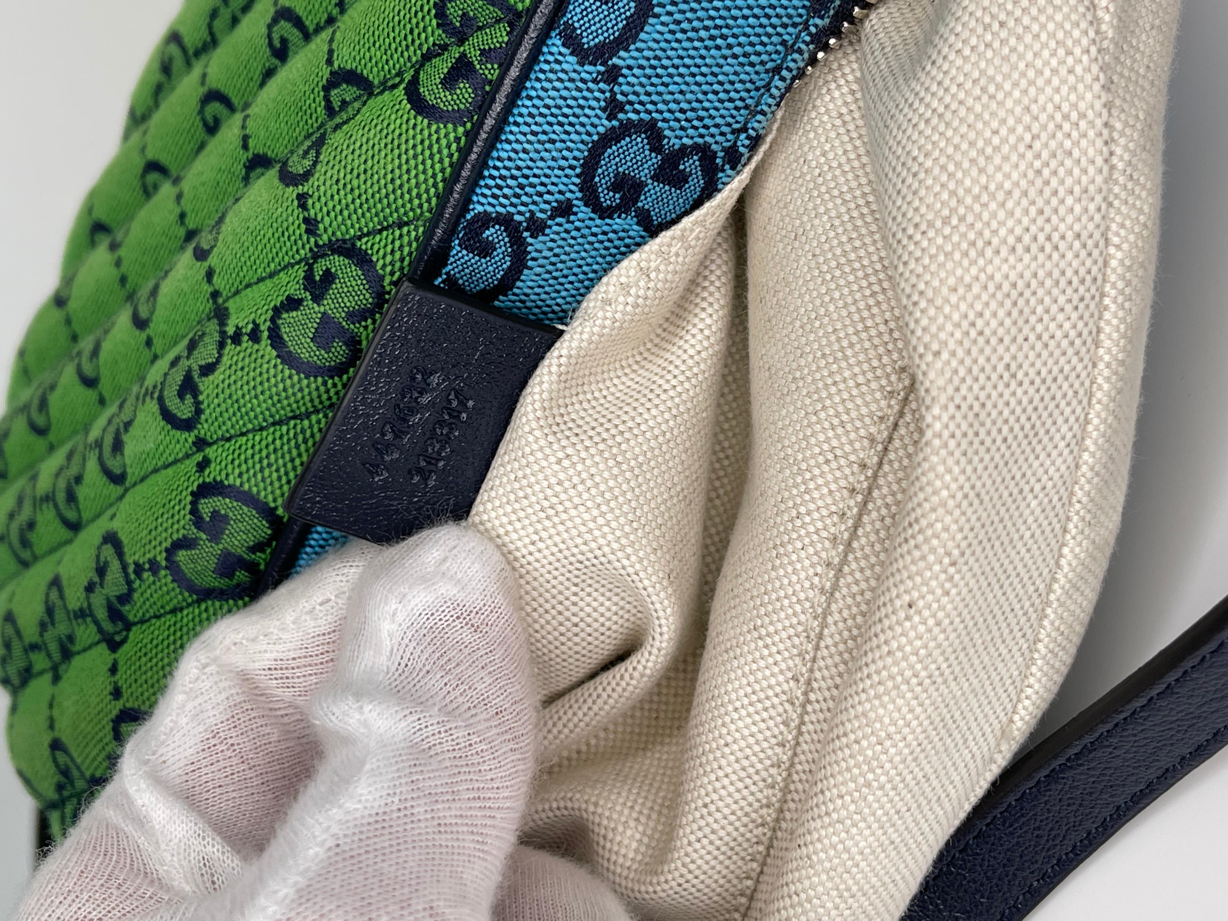 Black Gucci Marmont Multicolour Small Camera Bag (447632)