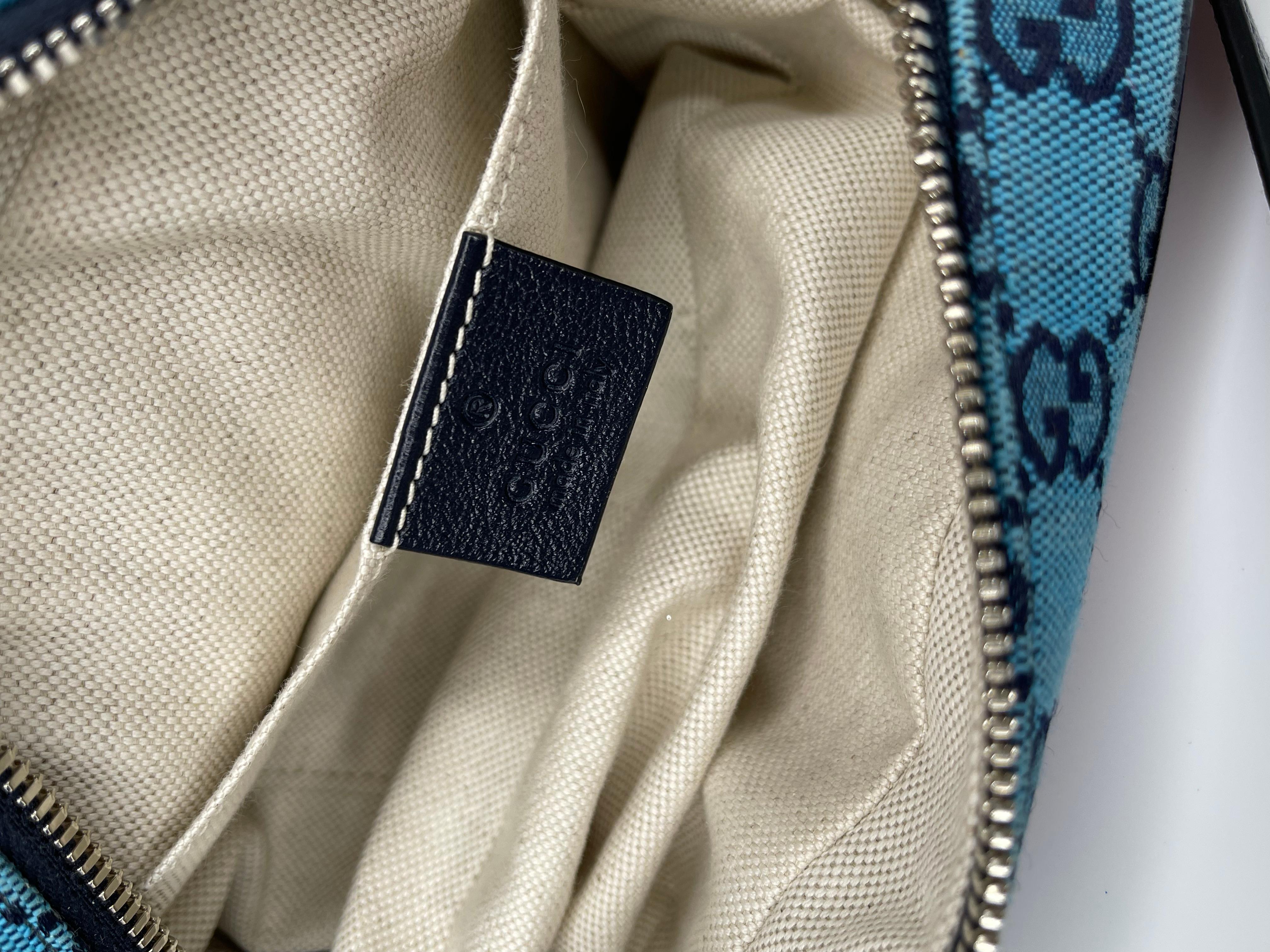 Gucci Marmont Multicolour Small Camera Bag (447632) In Excellent Condition In Montreal, Quebec