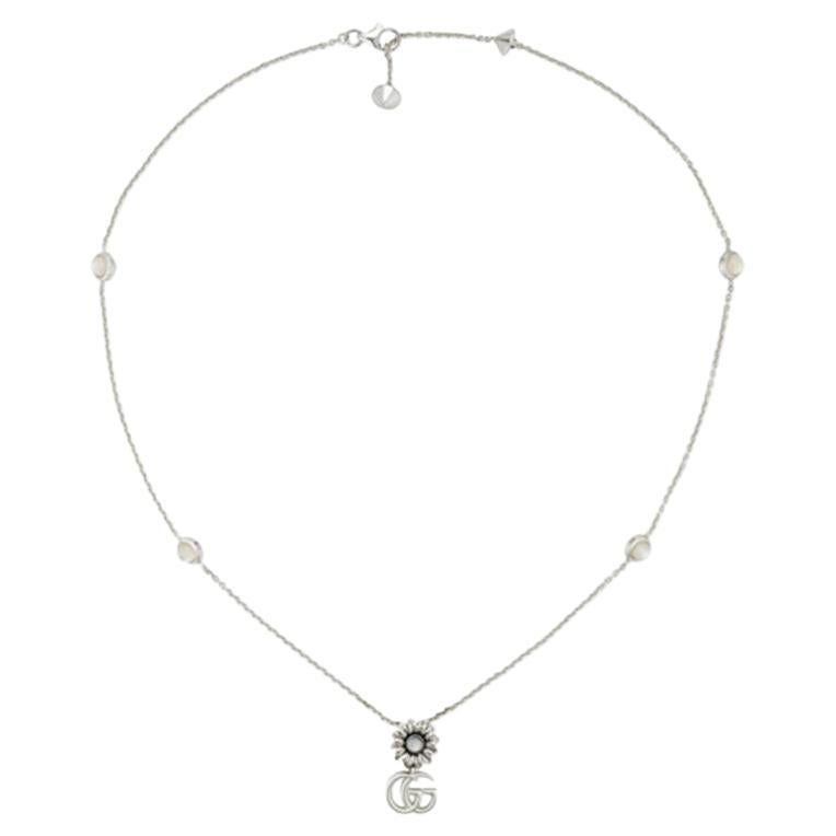 Gucci Marmont Sterling Silver Necklace YBB773231001