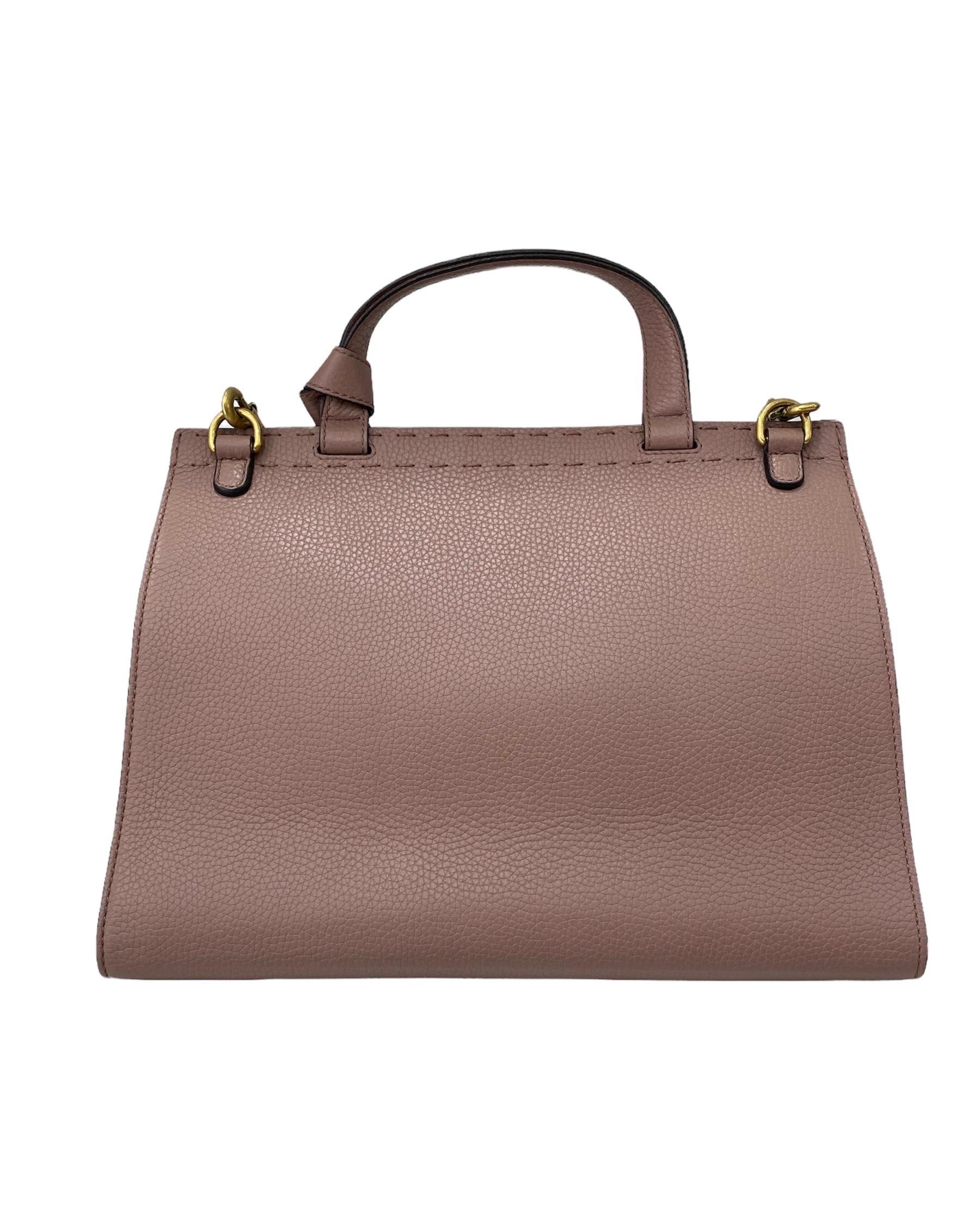 Gucci Marmont Top Handle Tasche Rosa im Zustand „Hervorragend“ in Torre Del Greco, IT