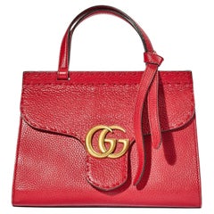 Gucci Marmont Top Handle Medium Rot