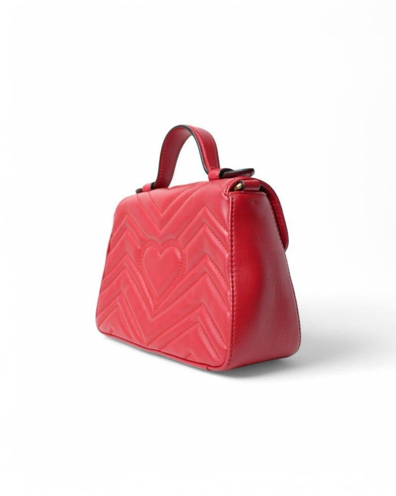 Gucci Marmont Top Handle Small Red For Sale 1