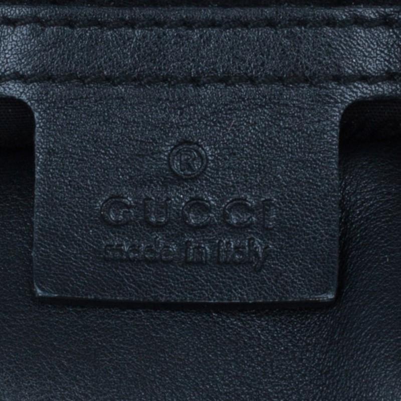 Gucci Maroon Crystal Monogram Large Hysteria Top Handle Bag 5