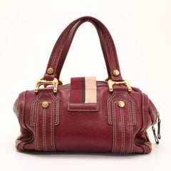 Gucci Aviatrix Medium Boston Umhängetasche aus Maroonleder Aviatrix