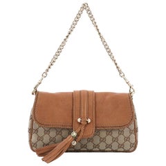Gucci Marrakech Convertible Evening Bag Leather and GG Canvas