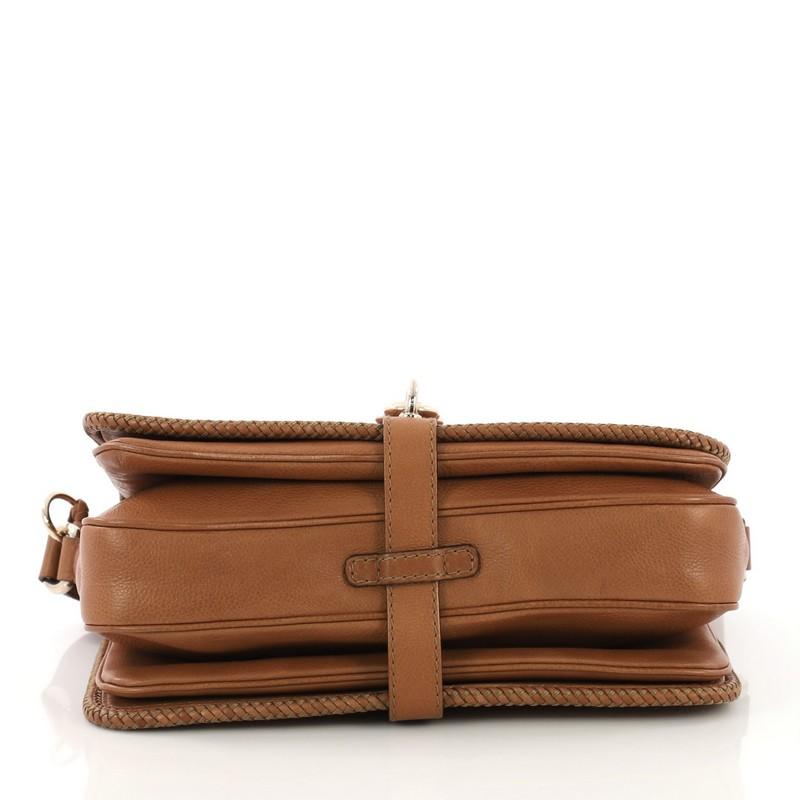 Brown Gucci Marrakech Messenger Bag Leather Medium