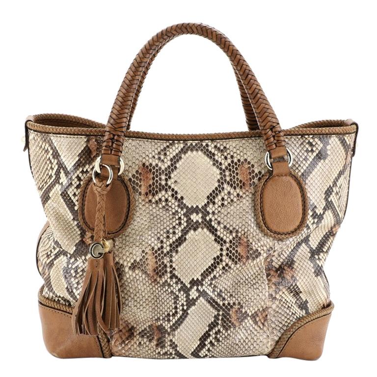 Gucci Marrakech Tote Python Medium