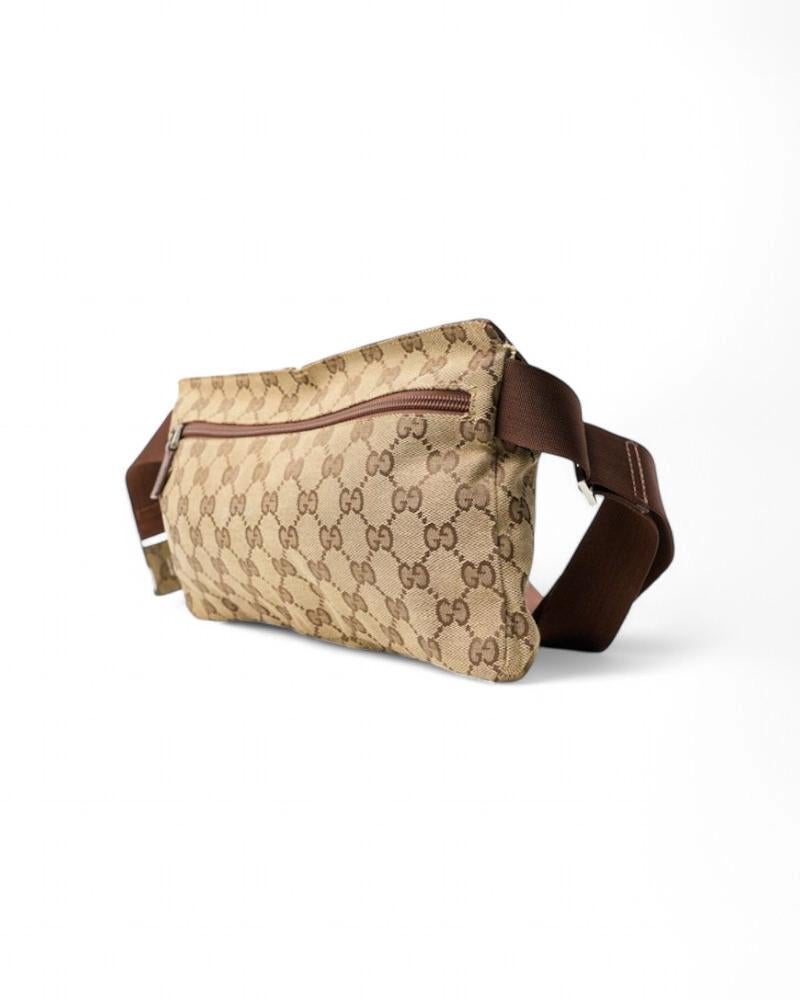 Gucci GG Supreme Fanny Pack Brown 2