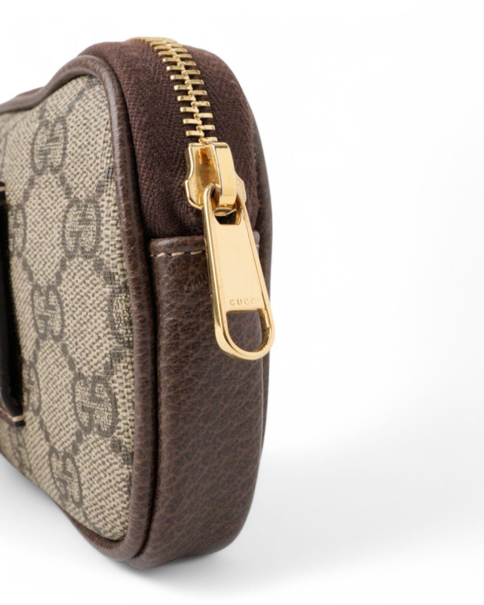 Gucci Ophidia Small GG Supreme Shoulder Bag Brown 8