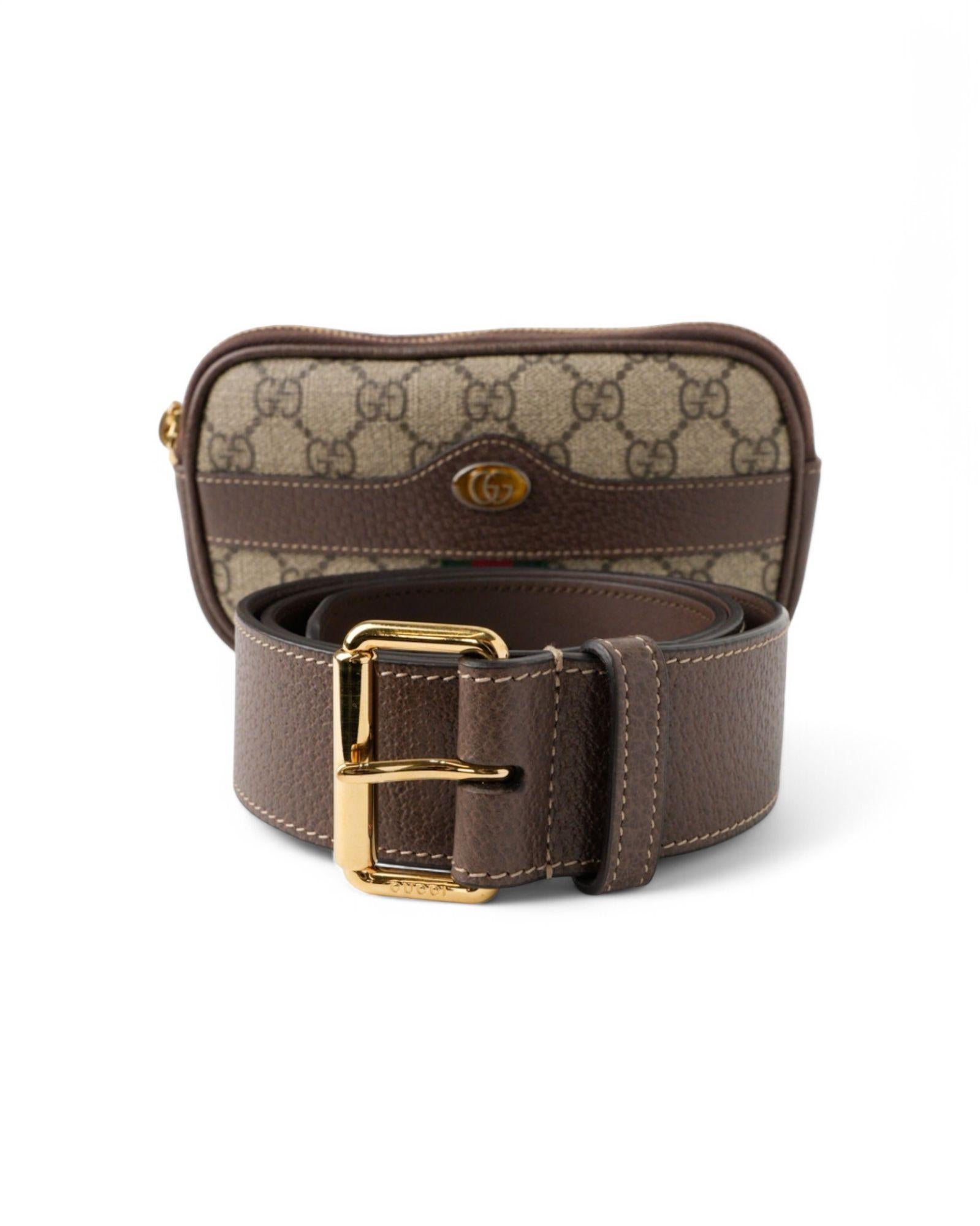 Gucci Ophidia Small GG Supreme Shoulder Bag Brown 9