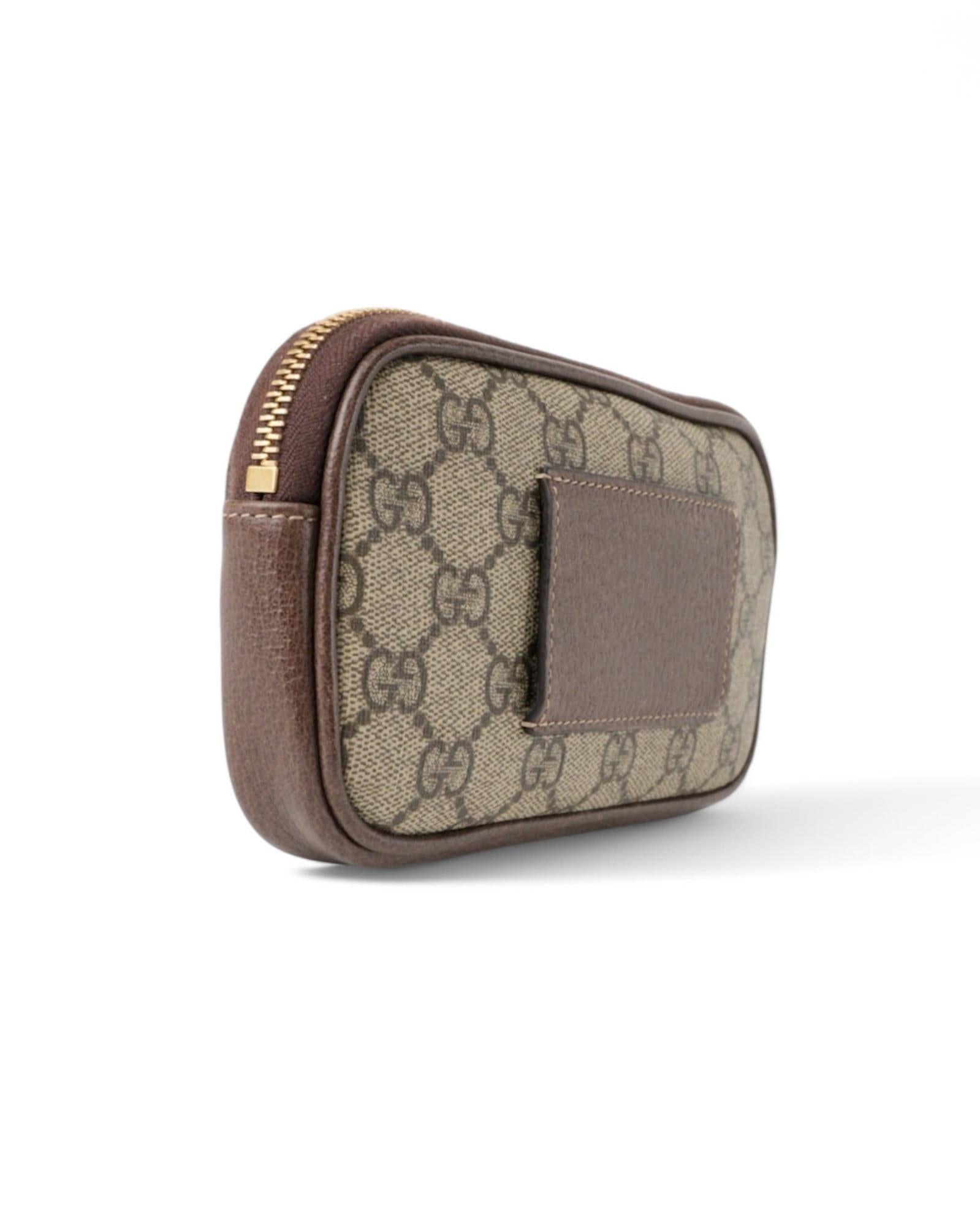 Women's Gucci Ophidia Small GG Supreme Shoulder Bag Brown