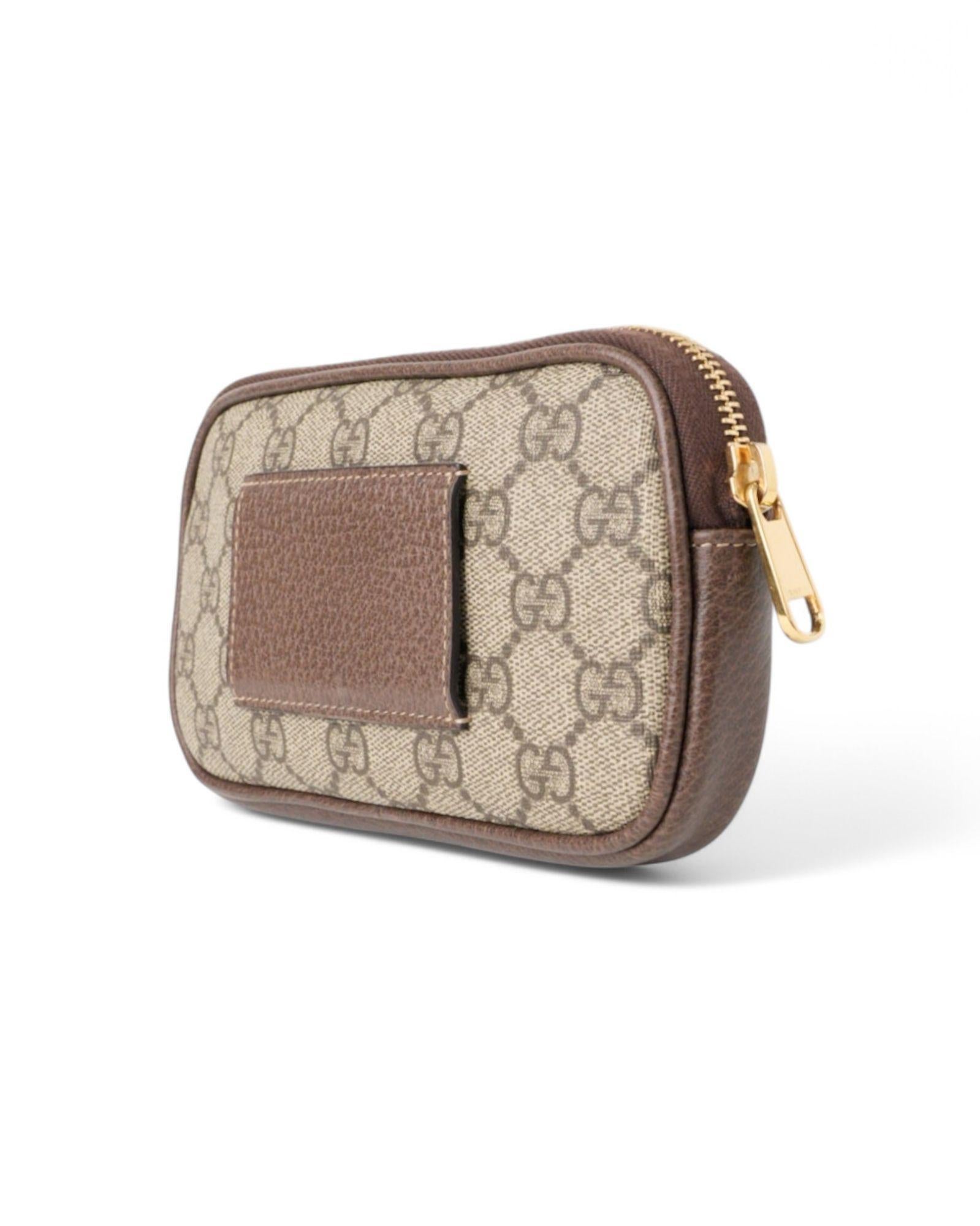 Gucci Ophidia Small GG Supreme Shoulder Bag Brown 1