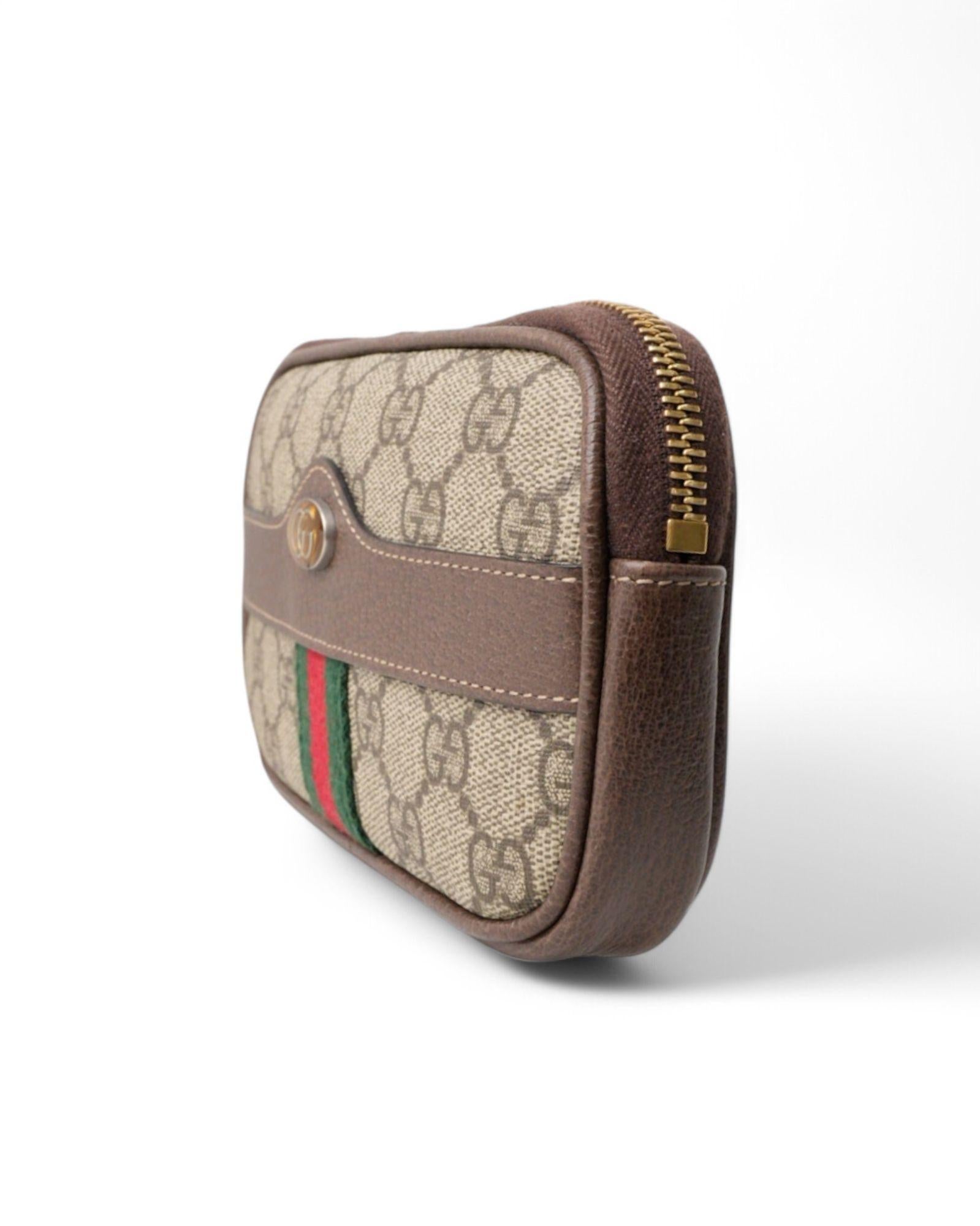 Gucci Ophidia Small GG Supreme Shoulder Bag Brown 3