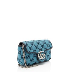 Gucci Matelasse GG Canvas GG Marmont Mini Flap Bag