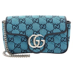 Gucci Matelasse GG Canvas GG Marmont Mini Flap Bag