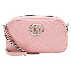 Gucci Matelasse Leather GG Marmont Small Camera Bag